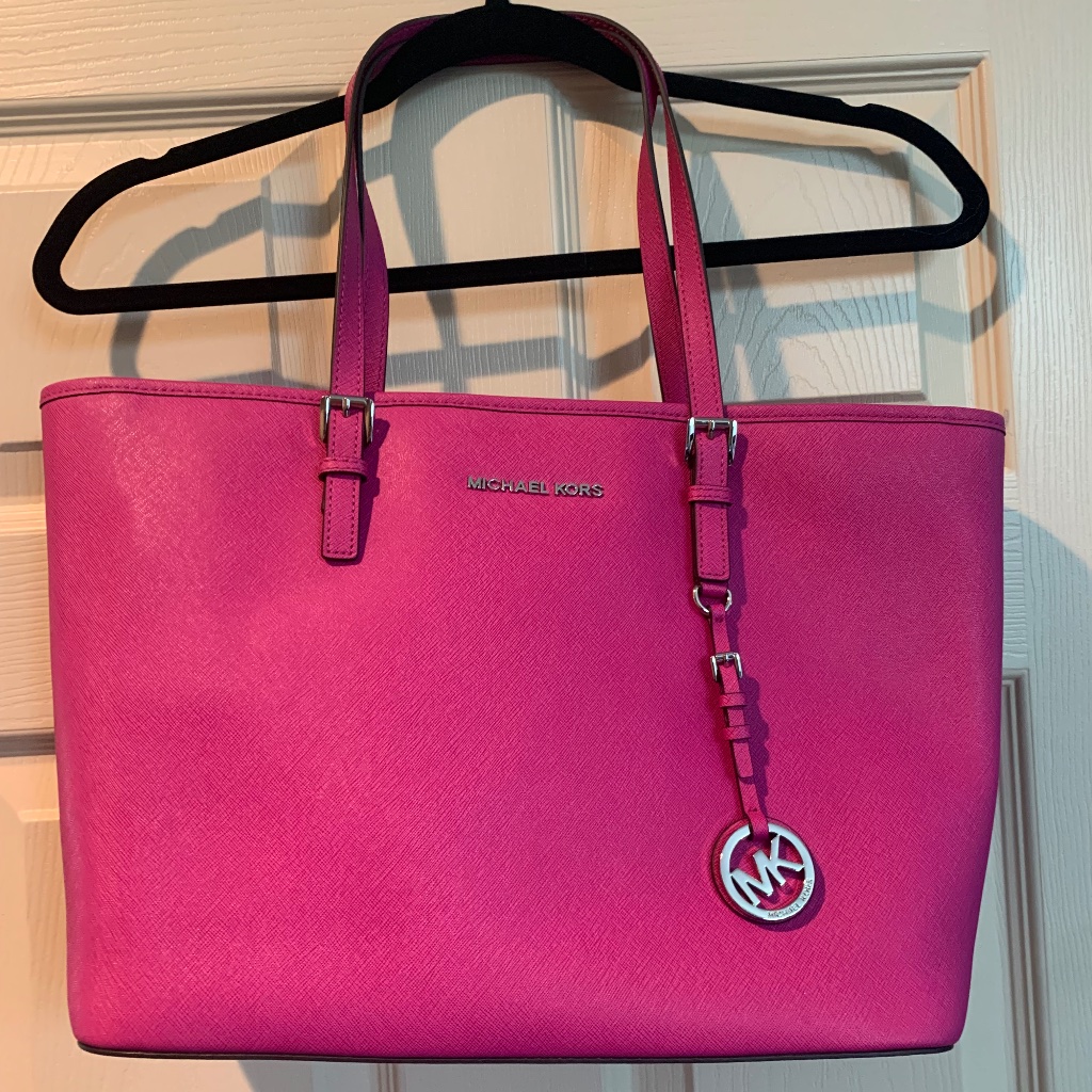 Michael Kors Magenta Pink Tote Handbag